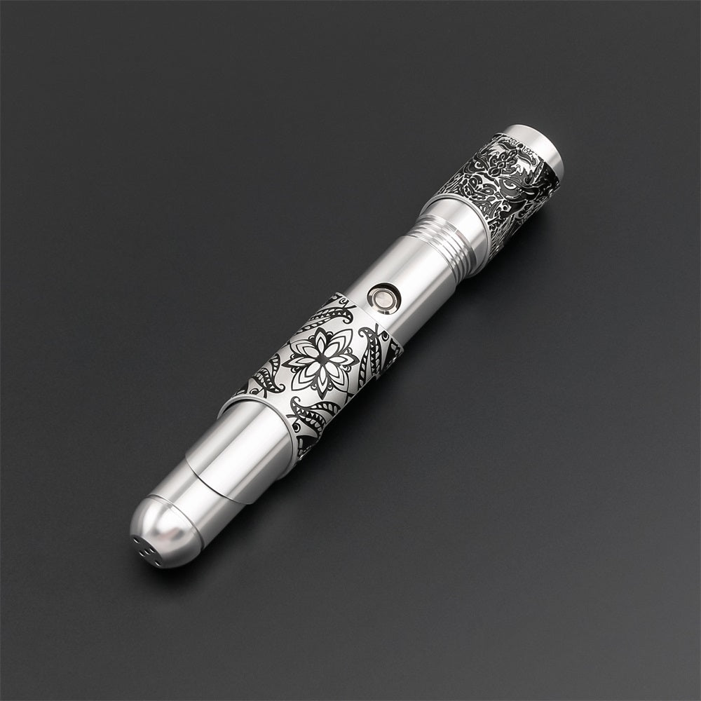 Bullet Floral - Silver-Black