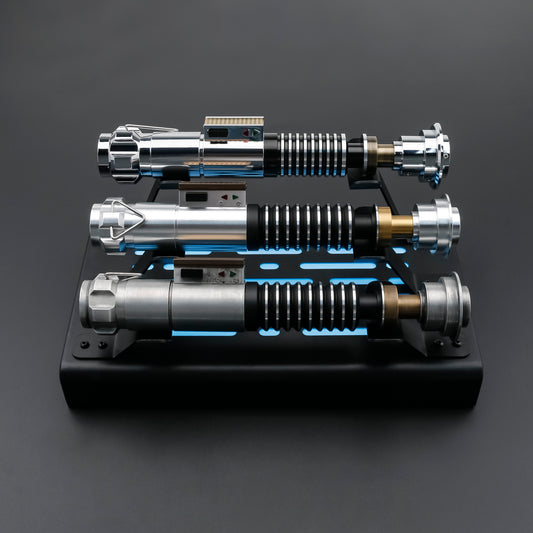 Light Up Metal Triple Saber Stand Display (Holds 3 Sabers RGB)